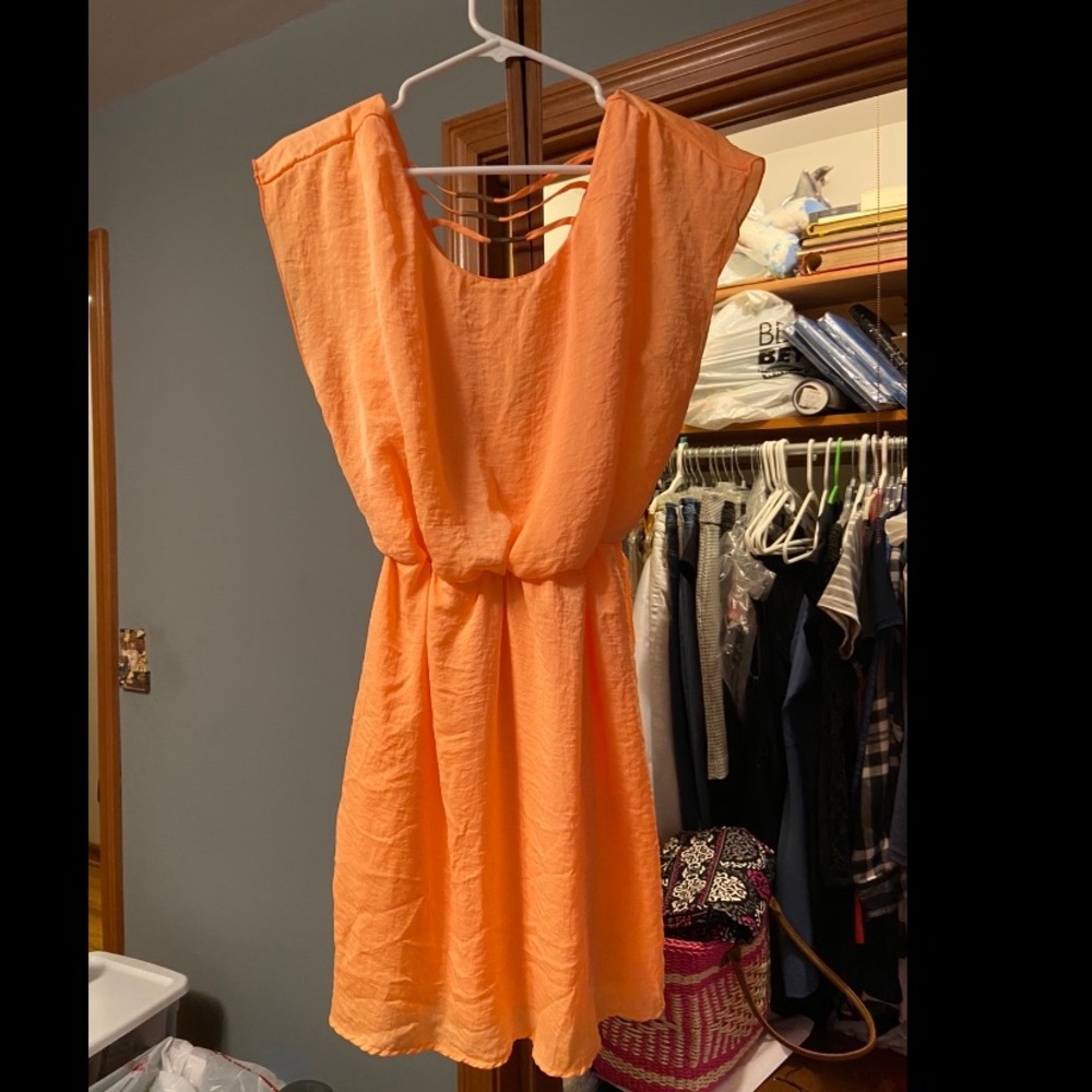 Orange dress
